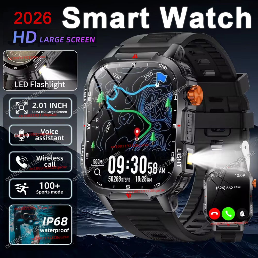 Outdoor Rug Waterproof - 2026 Nowy Wytrzymały Wojskowy Smartwatch GPS