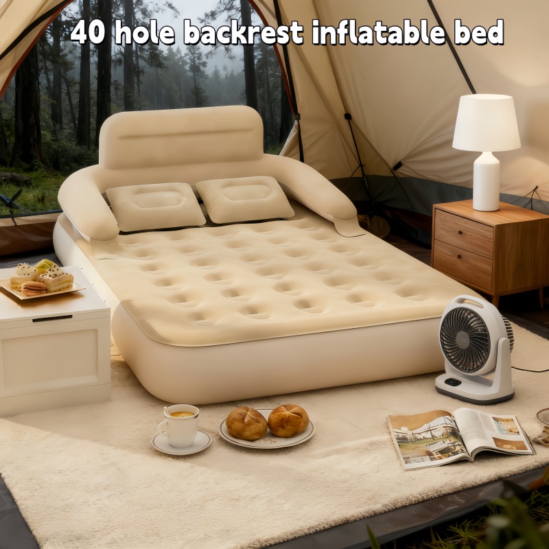 Outdoor Furniture Small - Nadmuchiwane łóżko kempingowe dla dwóch osób,