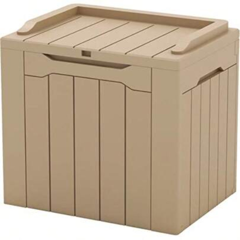 Outdoor Furniture Black - Bardzo Duży 90-galonowy Pojemnik z Żywicy