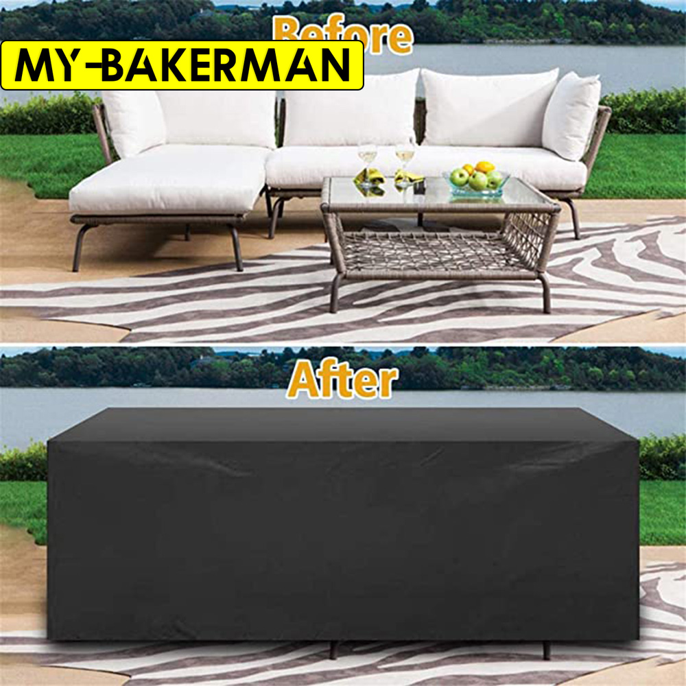 Outdoor Furniture Black - 62 Rozmiar Wysokiej jakości wodoodporne pokrowce