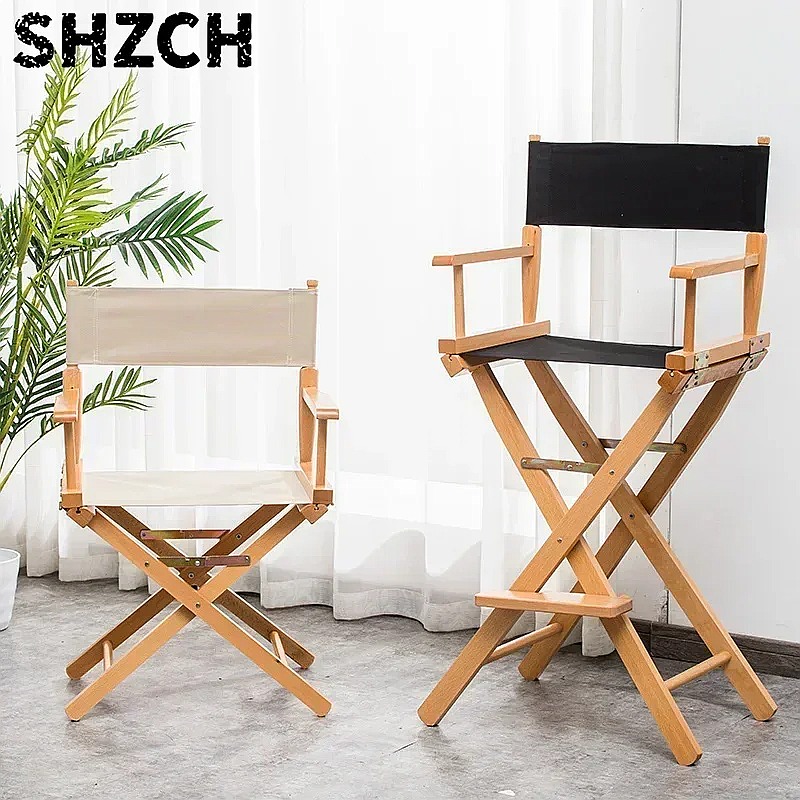 Outdoor Furniture Polywood - Wielofunkcyjne krzesło reżyserskie z litego drewna,