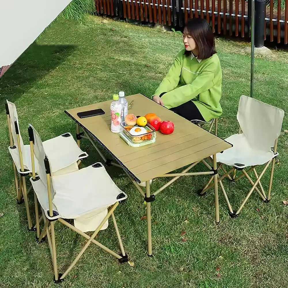 Przenośny 5-częściowy zestaw k – Outdoor Furniture Black recenzja i cena