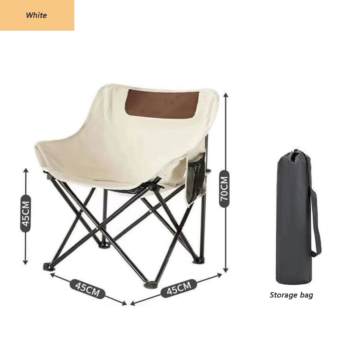 Krzesło Kempingowe Przenośne S – Outdoor Furniture Cheap recenzja i cena