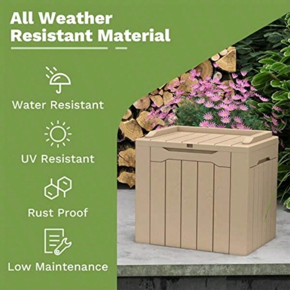 Bardzo Duży 90-galonowy Pojemn – Outdoor Furniture Black recenzja i cena