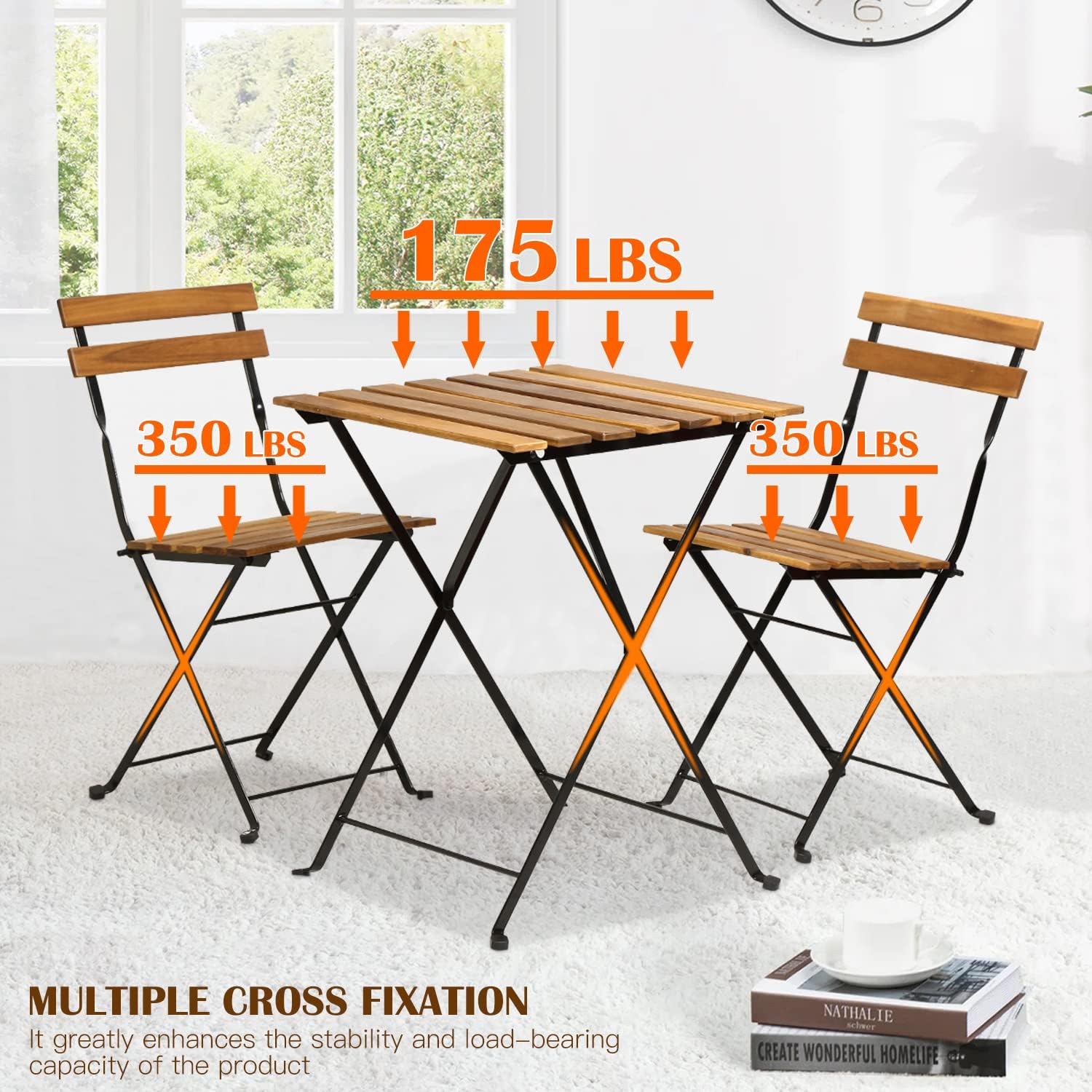 Naturalny drewniany 3-częściow – Outdoor Furniture Small recenzja i cena