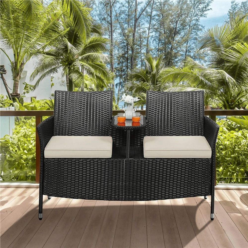 Wysokiej jakości dwuosobowe kr – Outdoor Furniture Black recenzja i cena