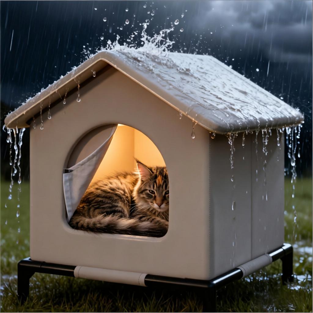 Domek dla bezdomnych kotów z m – Outdoor Rug Waterproof recenzja i cena
