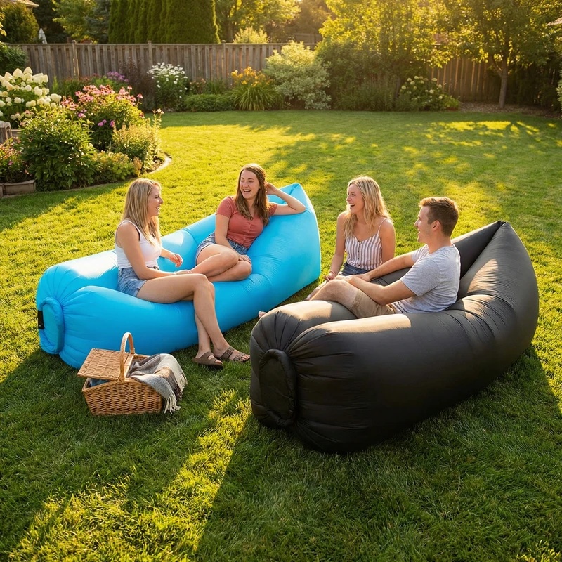 Przenośny dmuchany leżak-sofa, – Outdoor Furniture Small recenzja i cena