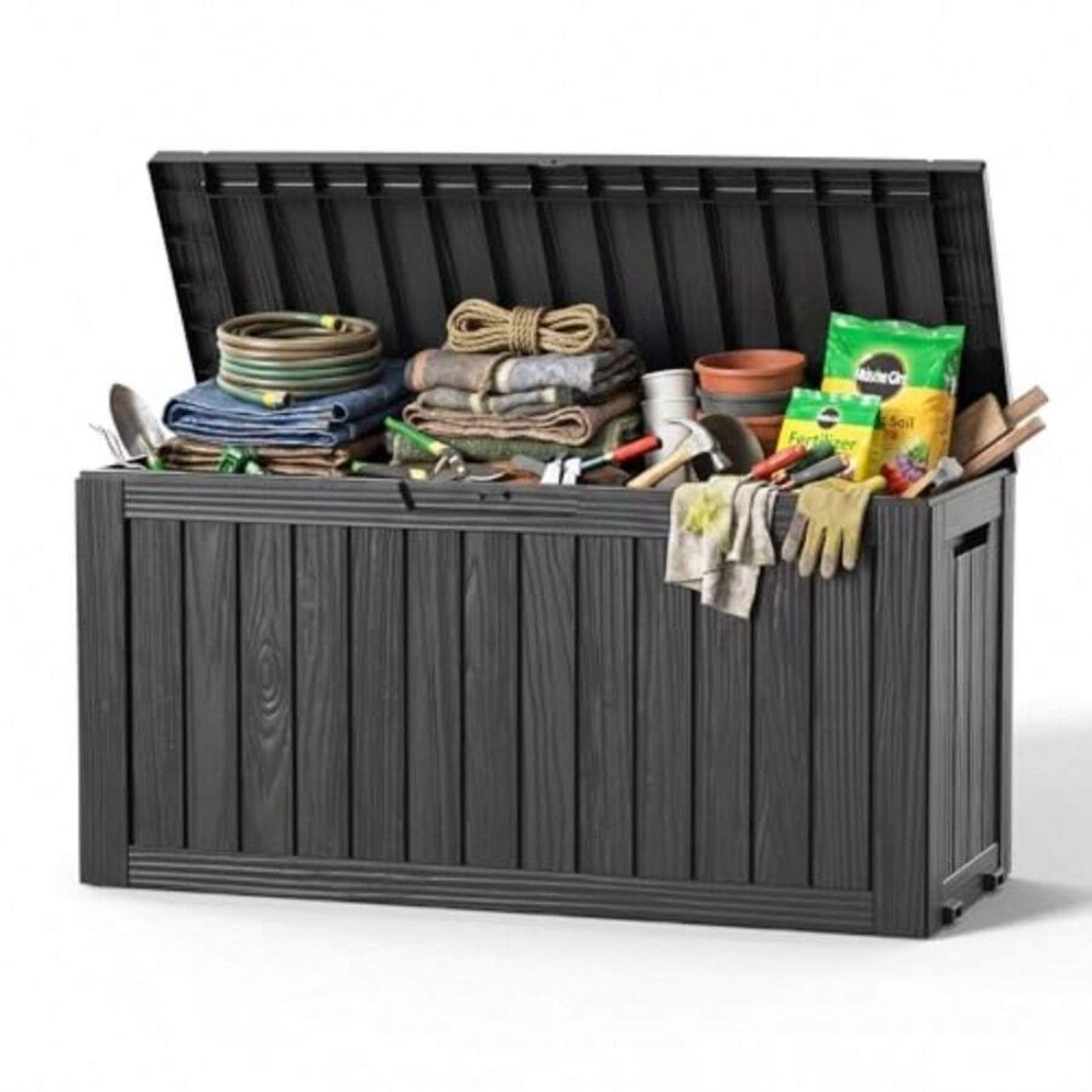 90-galonowy wodoodporny, zamyk – Outdoor Furniture Black recenzja i cena